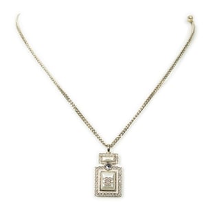 Pearl Rhinestone Perfume Bottle Necklace  Ketting