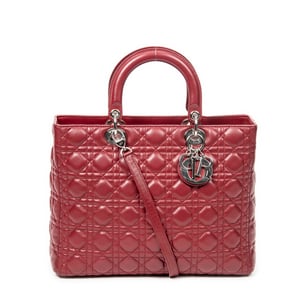 Large Lady Dior Zip  Schoudertas
