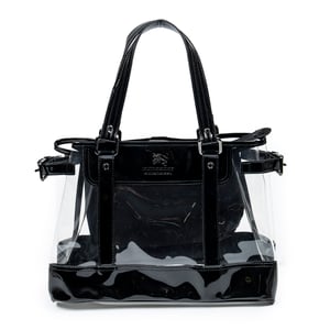 Blue Label Transparent Tote  Schoudertas