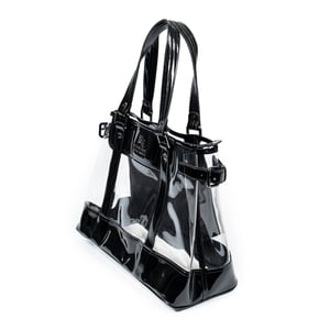 Blue Label Transparent Tote  Schoudertas
