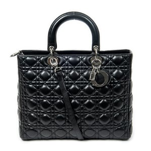 Large Lady Dior Zip  Schoudertas