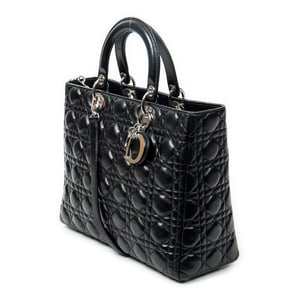 Large Lady Dior Zip  Schoudertas