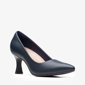 Kataleyna Gem Marineblauwe Leren Schoenen