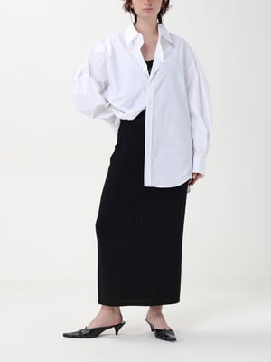 Mesh Gebreide Mouwloze Maxi Jurk