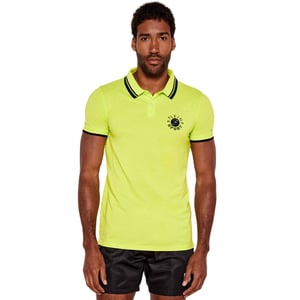 Plein Sport Poloshirt Met Groot Logo Op De Achterkant, Limoengroen