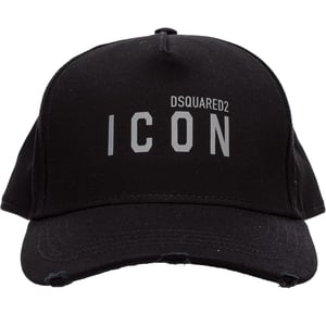 Dsquared2 Icon Logo Grijs Logo Zwarte Hoed
