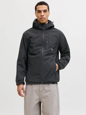 Jack & Jones Jas zomer Theo Softshell Jacket Zwart