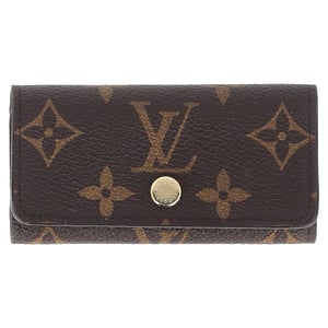 Louis Vuitton sleutelhouder in bruin gecoat canvas