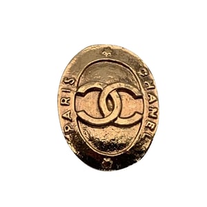 Chanel Vintage metalen oorbellen