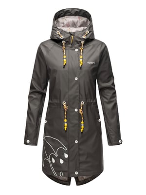 Marikoo dames regenjas – Dancing Umbrella, waterdicht met capuchon