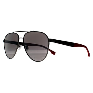 Hugo Boss Aviator Heren Ruthenium Rood Grijs BOSS 1485/S