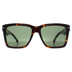 Hugo Boss Rechthoek Heren Havana Groen BOSS 1745/S