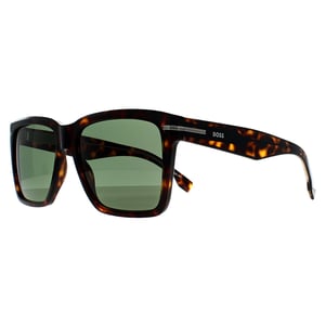 Hugo Boss Rechthoek Heren Havana Groen BOSS 1745/S