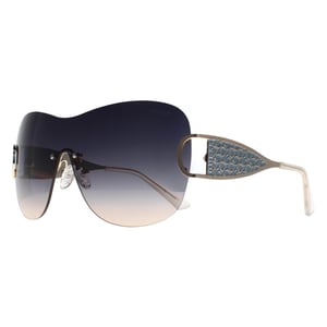 Guess Shield Womens Gold Smoke Grey Gradient GO00038