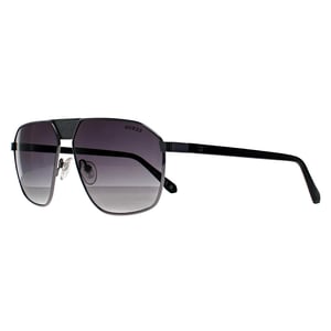 Guess Aviator Heren Glimmend Gunmetal Rook GU00086