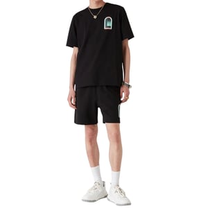 Casablanca L'arche Design Zwart T-shirt