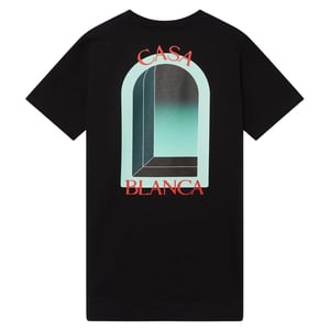 Casablanca L'arche Design Zwart T-shirt