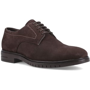 Hush Puppies Sterling Suède Leren Chocolade Veterschoenen voor Heren