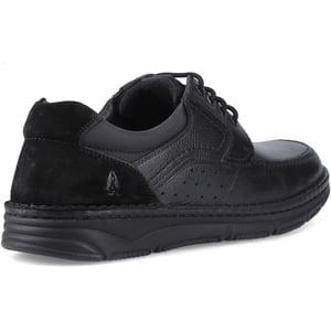 Hush Puppies Franklin Veterschoenen Leer Heren Zwarte Instappers