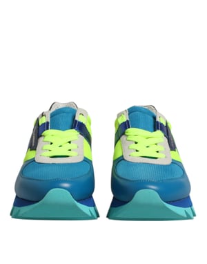 Dolce & Gabbana Multicolor Leren Lage Sneakers voor Heren