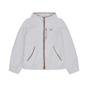 Reebok Dames Double Monkey Fleece Jacket (Crème)