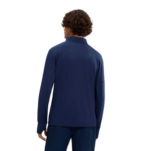 Ellesse Heren Musica Kwart Rits Lange Mouwen T-Shirt (Marineblauw)