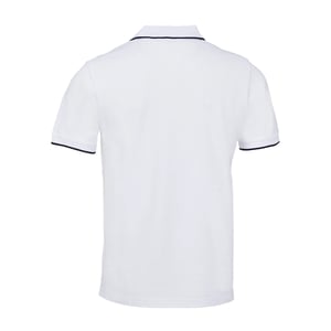 SOLS Unisex Volwassen Palermo Polo Shirt (Wit/Frans Marineblauw)