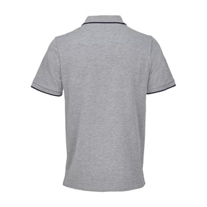 SOLS Unisex Volwassen Palermo Polo Shirt (Grijs Marl/Frans Marineblauw)