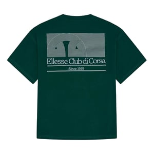 Ellesse Heren Club Di Corsa T-Shirt (Donkergroen)