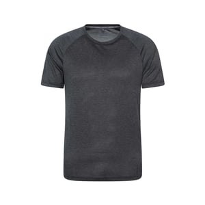 Mountain Warehouse Heren Pulse IsoCool Korte Mouw T-Shirt (Donkergrijs)