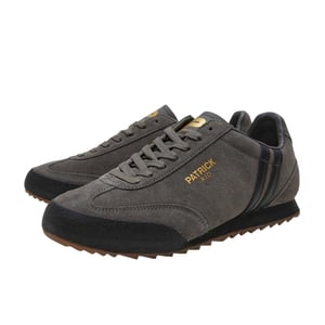 Patrick Mens Rio Suède Sneakers (Houtskool/Zwart)