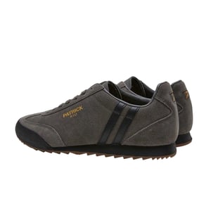 Patrick Mens Rio Suède Sneakers (Houtskool/Zwart)