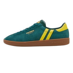 Patrick Mens Monaco Suède Cupsole Sneakers (Groen/Geel)