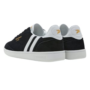 Patrick Mens Lyon Suede Cupsole Sneakers (Zwart/Wit)