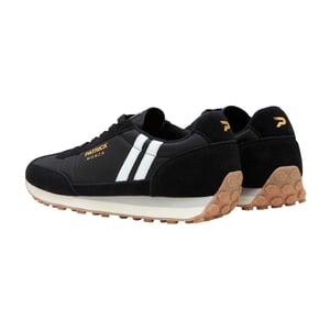 Patrick Heren Monza Suède Sneakers (Zwart/Wit)