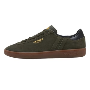Patrick Mens Monaco Suède Cupsole Sneakers (Olijf/Zwart)