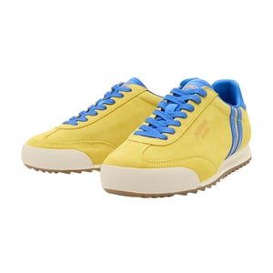 Patrick Mens Dijon Suede Hardloopschoenen (Geel/ Koningsblauw)