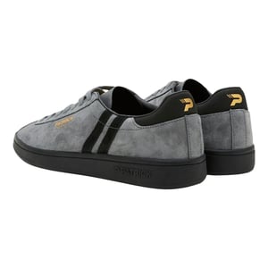 Patrick Mens Monaco Suède Cupsole Sneakers (Charcoal/Zwart)