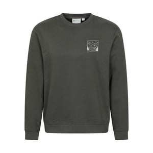 Mountain Warehouse Heren Scene Sweatshirt (Khaki Groen)