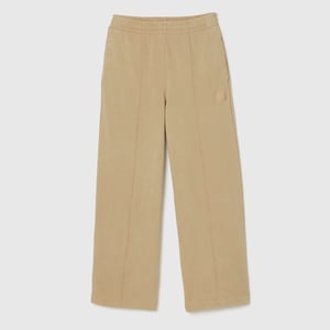 Dames Lacoste Badge Joggingbroek in crème