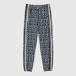 Lacoste joggingbroek voor dames met logo-print in zwart