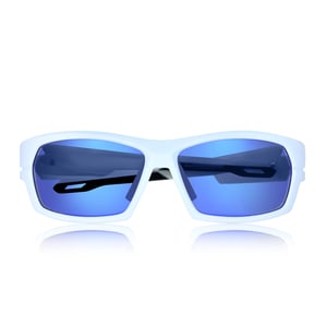 Breed Sirus gepolariseerde zonnebril - Wit/Blauw