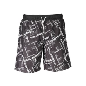 Karl Lagerfeld Nero Polyester Heren Badkleding Boxer
