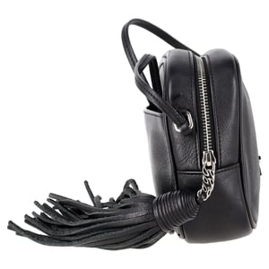 Saint Laurent Blogger Crossbodytas in zwart leer