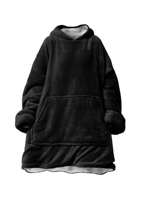"Pure Black" Knuffeltrui Huggie