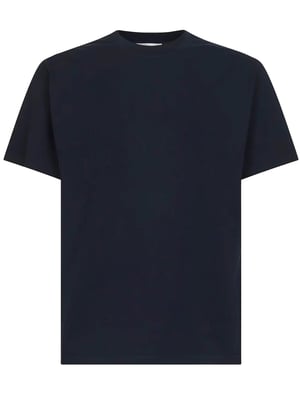 Stempelafdruk T-Shirt in Marineblauw