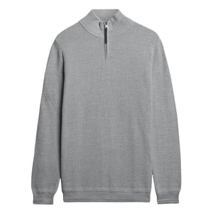 Superdry Katoenen Textuur Henley Gebreide Trui