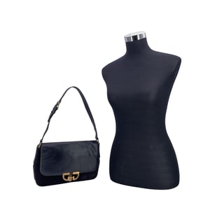 Gucci Vintage Suède Schoudertas