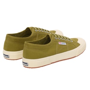 Superga Unisex 2390 Militaire Sportschoenen voor Volwassenen (Militair groen/off wit)