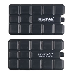 Regatta Rechthoekig pak ijs (Verpakking van 2) (Zwart)